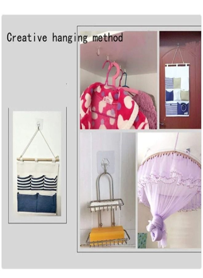 fashionhome - 20-Piece Self Adhesive Heavy Duty Hooks - Image 1