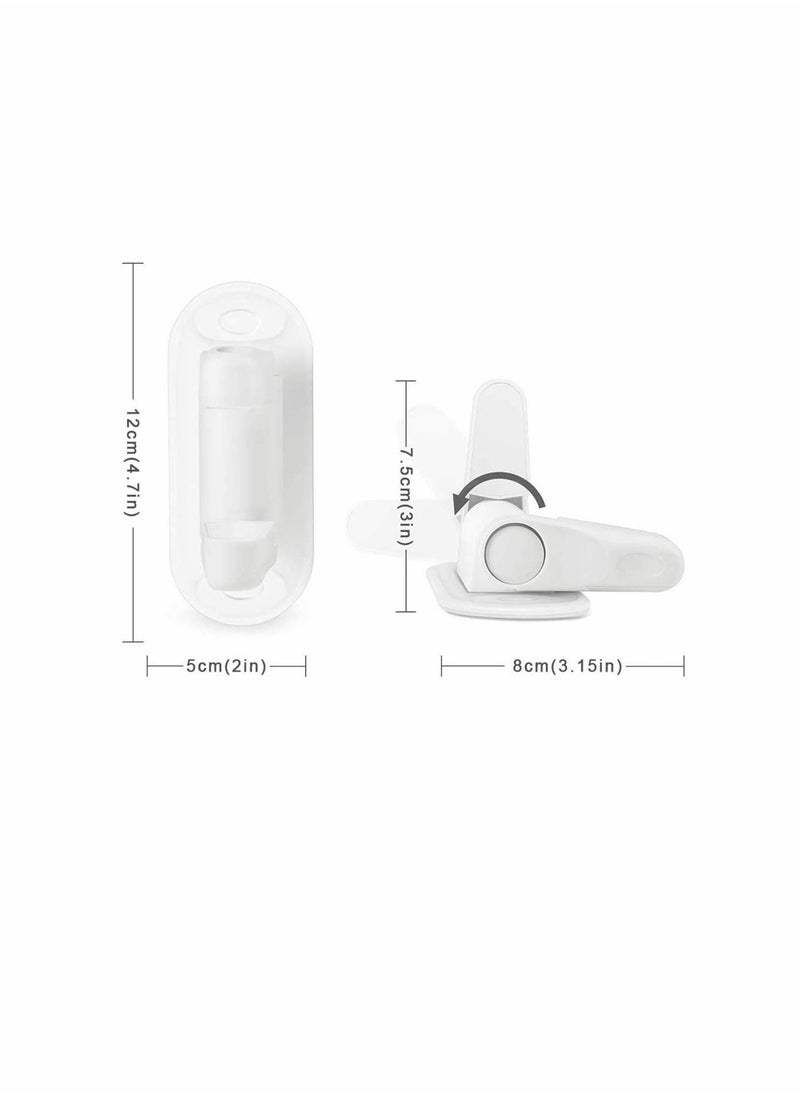 Y&D - Door Handle Lock, Child Proof Doors & Handles, Lever 3M Adhesive Minimalist Design, No Drilling Safety Locks (2 Pack) - Image 1