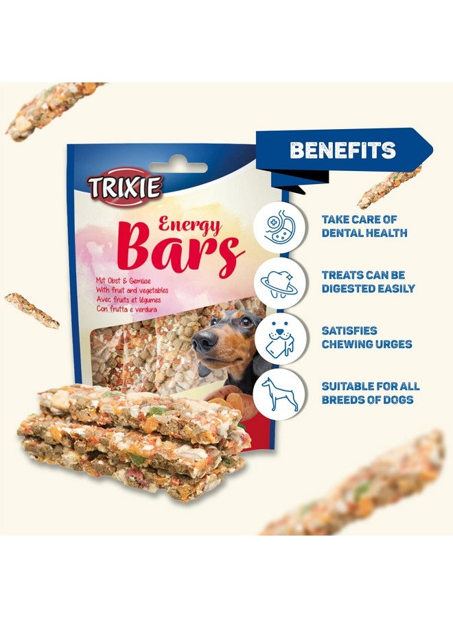 Trixie Premio Dog Treats Combo:  Energy Bars With Fruits & Vegetables100 G And Chicken Hearts, 100 G - Protein Rich Training Snacks For All Dog Breeds - Image 4