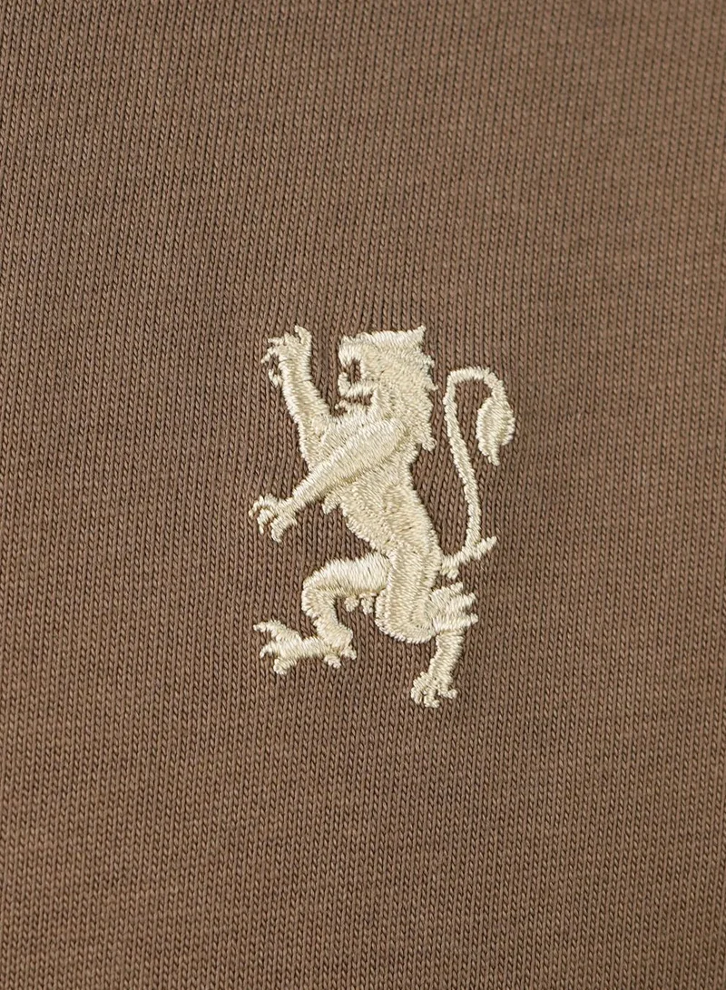 GIORDANO  Men’s Relaxed Fit Printed Crew Neck Cotton Jersey Tee for Men | Best Price UAE