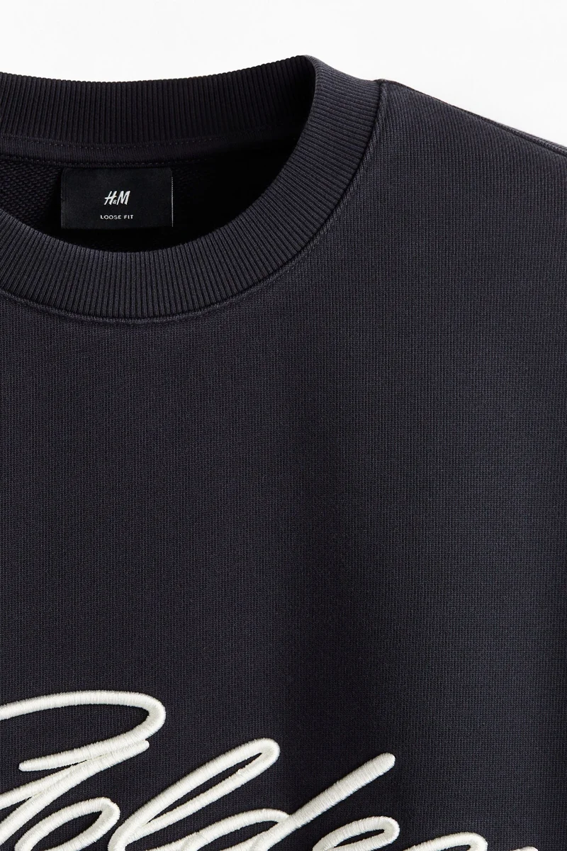 H&M  Loose Fit Sweatshirt for Men | Best Price UAE