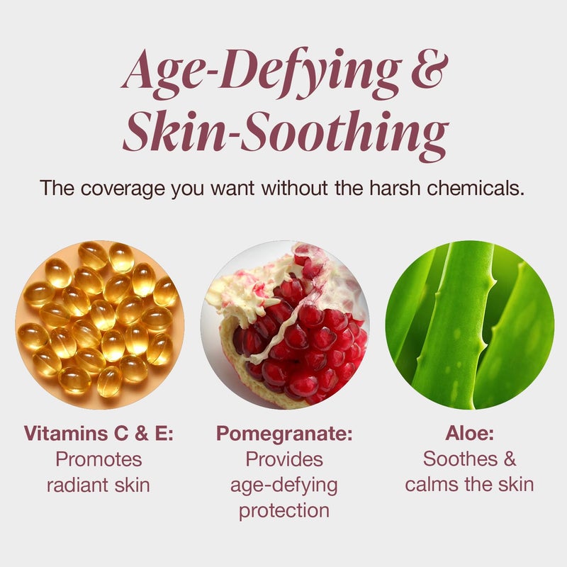 Mineral Fusion Pressed Powder Foundation, Warm 6 - Dark Tan Skin w/Golden Undertones, Age Defying Foundation Makeup with Matte Finish, Talc Free Face Powder, Hypoallergenic, Cruelty-Free, 0.32 Oz - Image 3