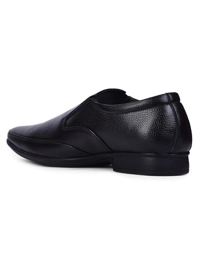 Liberty Fortune HOL-132E Formal Non-Lacing Moccasin Shoes for Men - Formal Shoes for Men – Stylish, Cushione – Business, Wedding, Office Wear – Black, Brown, Tan – Lightweight & Comfortable - Image 4