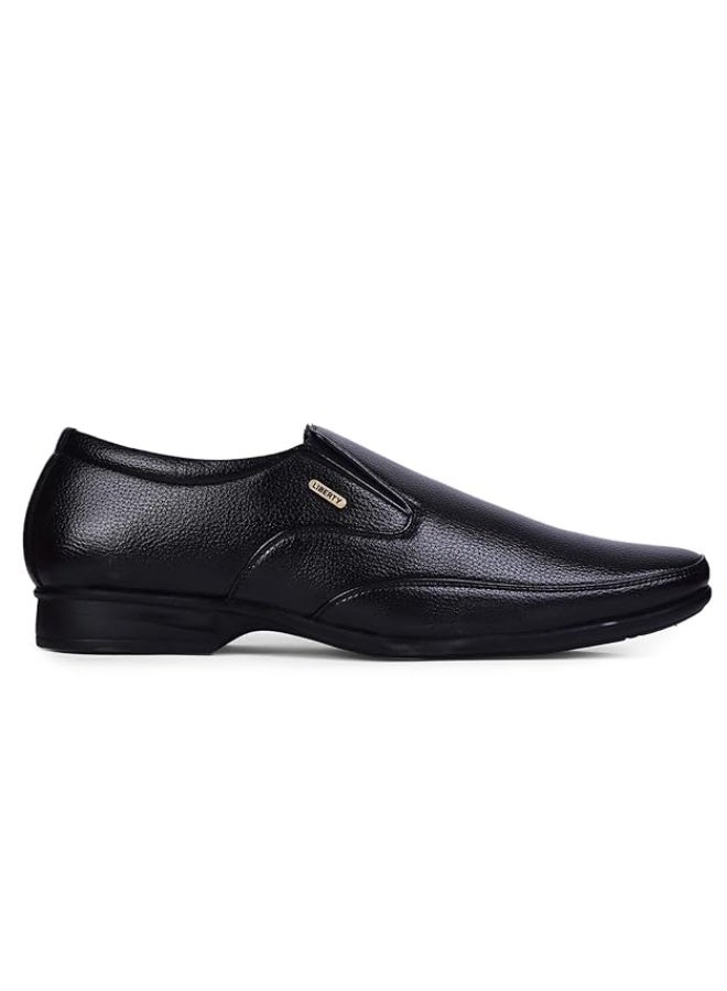 Liberty Fortune HOL-132E Formal Non-Lacing Moccasin Shoes for Men - Formal Shoes for Men – Stylish, Cushione – Business, Wedding, Office Wear – Black, Brown, Tan – Lightweight & Comfortable - Image 2