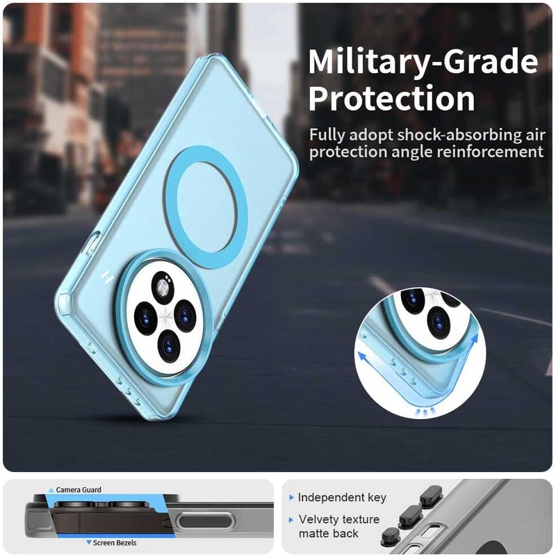 Mingwei Case For Oneplus 13 5G Clear Soft Tpu Shock Absorption Slim Lightweight Shockproof Cover Hybrid Protective Case Blue, Oneplus 13 - Image 2