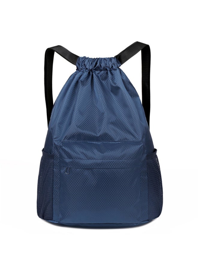 Generic Company Activity Drawstring Bow Pocket Swimming Storage Travel Backpack Sports Training Basketball Backpack Logo Printed-Color:Fruit Green-Capacity:Below 20l  - Image 5