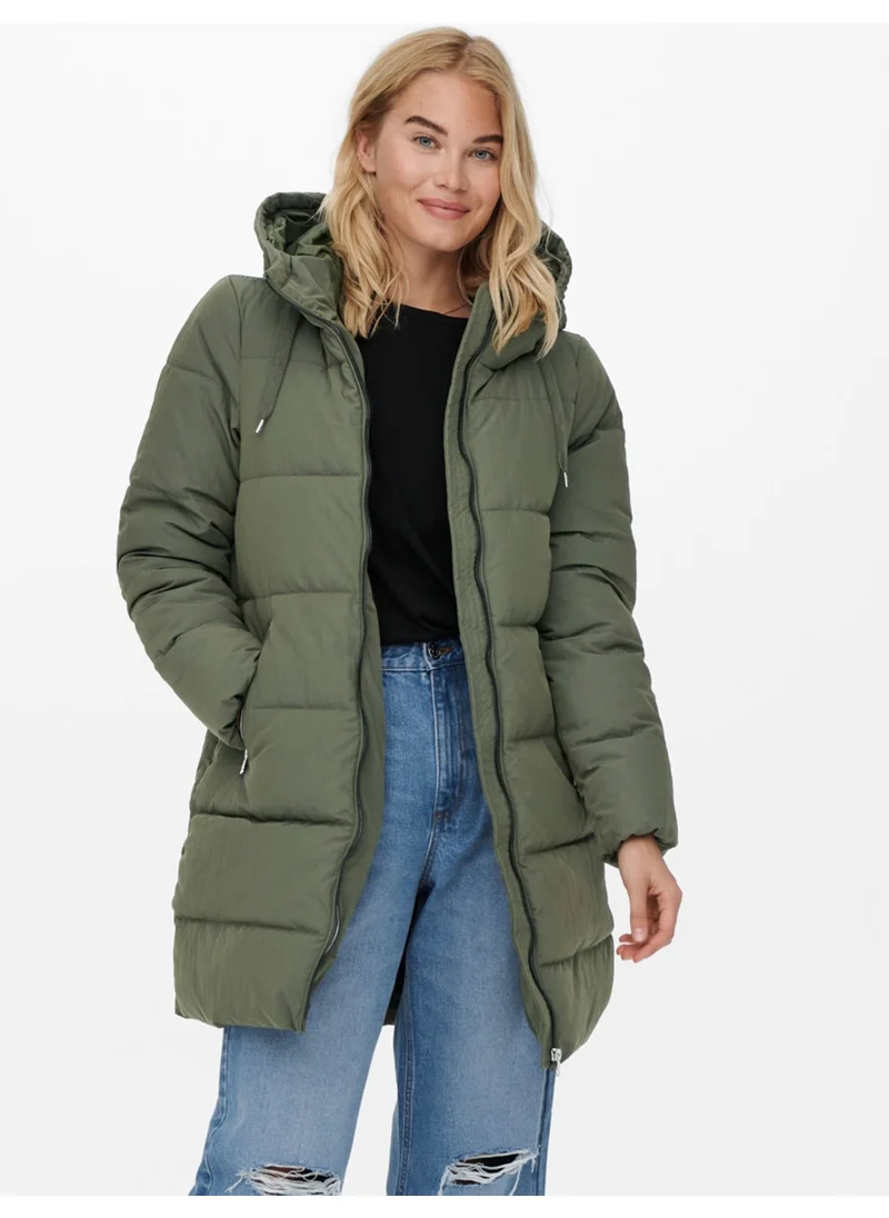 ONLY Light Khaki Women's Coat 15205369