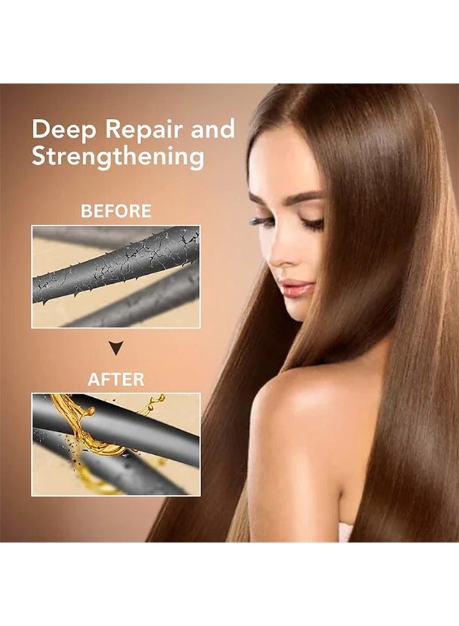 EELHOE Collagen Hair Oil - For Dry Damaged Hair,Collagen Hair Care Essential Oil Repair split ends, Improve Hair quality, Moisturize and Smooth Hair Essence,50ml - Image 2