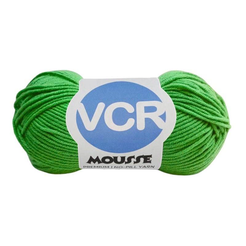 VCR 4ply Parrot Green Yarn, 100 Grams Hank, 190 Meters Length, Acrylic Ball for Crochet and Knitting, Soft Crosia Threads, Pack of 1 Yarn, Suitable for DIY Crafts - Image 4