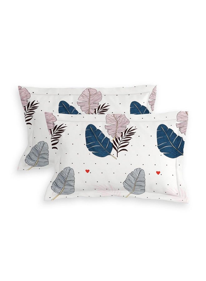 RD TREND 210 TC ملاءة سرير بحجم كوين لسرير مزدوج، ملاءة مزدوجة من الألياف الدقيقة 90X90 بوصة مع 2 غطاء وسادة 18X28 بوصة كريمي - Image 3