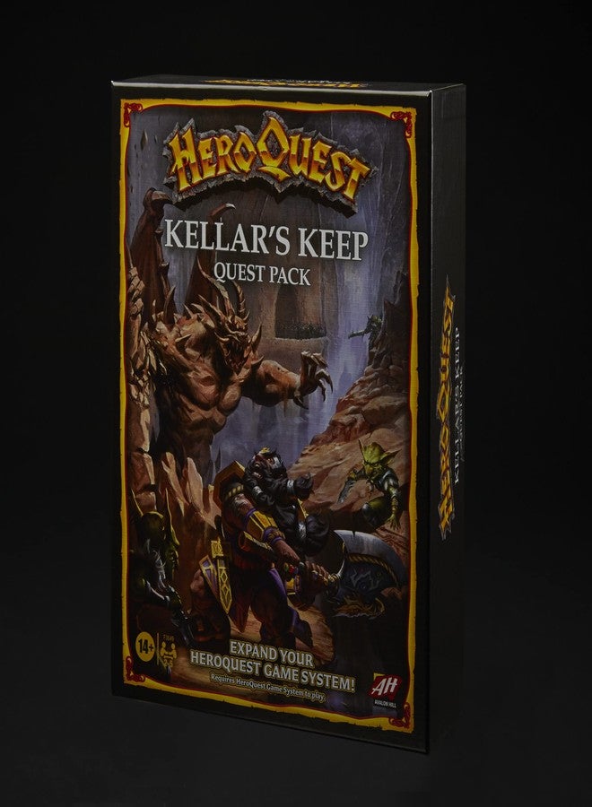 أفالون هيل توسعة لعبة HeroQuest Kellar's Keep من Hasbro Gaming Avalon Hill، لعبة لوحية لاستكشاف الأبراج المحصنة، مناسبة للأعمار من 14 عامًا فما فوق، من 2 إلى 5 لاعبين، تتطلب نظام لعبة HeroQuest للعب. - Image 5