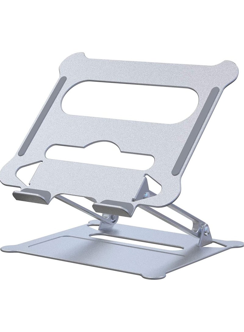 Adjustable Laptop Stand, Ergonomic Laptop Stand for Desk , Light Weight Aluminum Laptop Holder, Computer Stand Compatible with Mac MacBook Pro Air, Lenovo, HP, Dell - Image 1