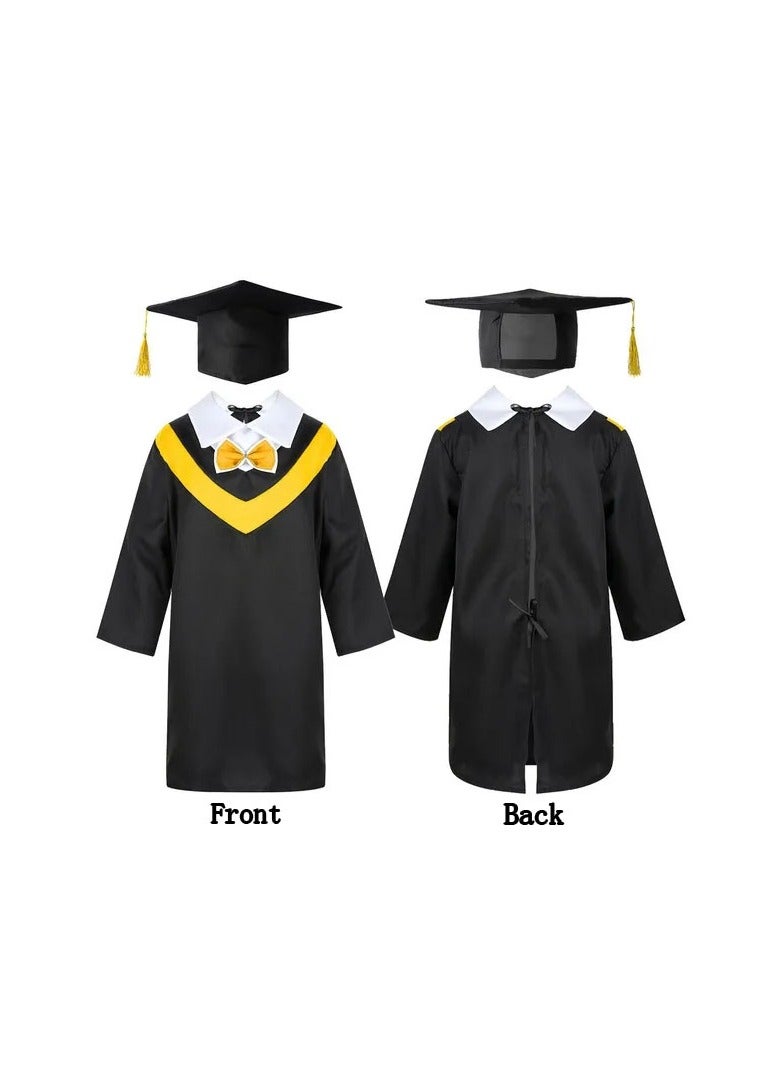 1-Pieces Children Preschool and Kindergarten School Graduation Uniforms Set,Kids Children Graduation Tassel Cap and Gown - Image 3