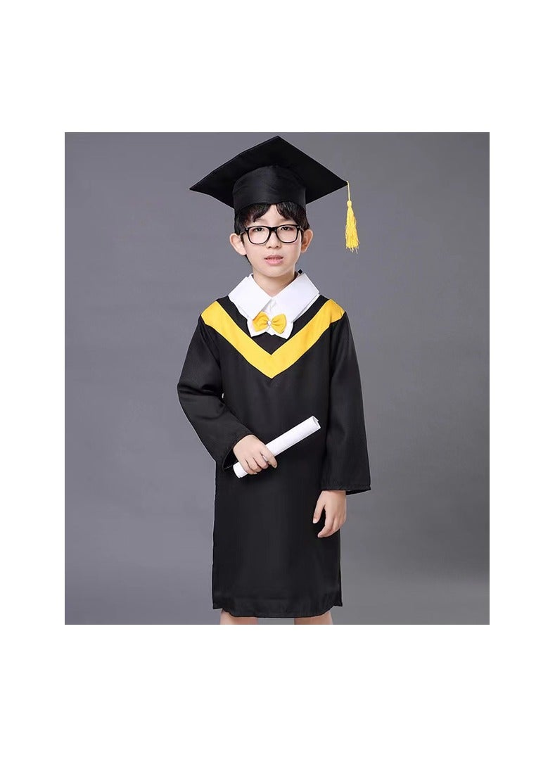 1-Pieces Children Preschool and Kindergarten School Graduation Uniforms Set,Kids Children Graduation Tassel Cap and Gown - Image 4