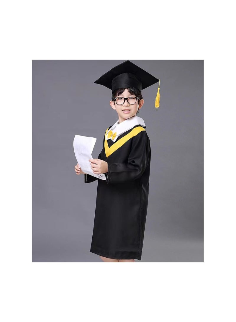 1-Pieces Children Preschool and Kindergarten School Graduation Uniforms Set,Kids Children Graduation Tassel Cap and Gown - Image 5