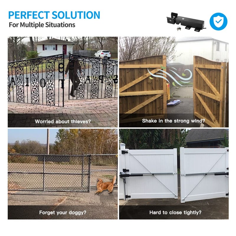 TOPENS ET24 Automatic Electric Gate Lock for DC 24V Swing Gate Opener Gate Operator System Device Safe Security Gate Lock - Image 4