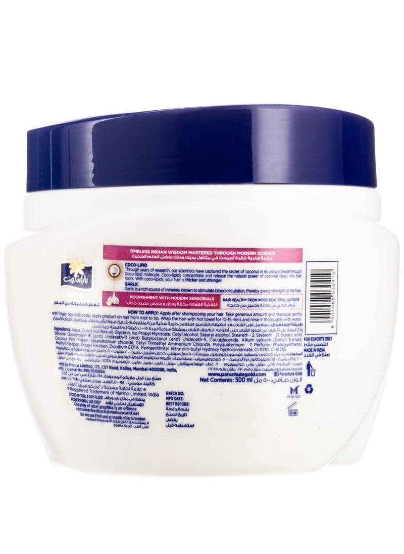 Parachute Parachute Gold Hot Oil Hair Mask Hammam Zaith for Hair Fall Treatment- 500ml  - Image 2