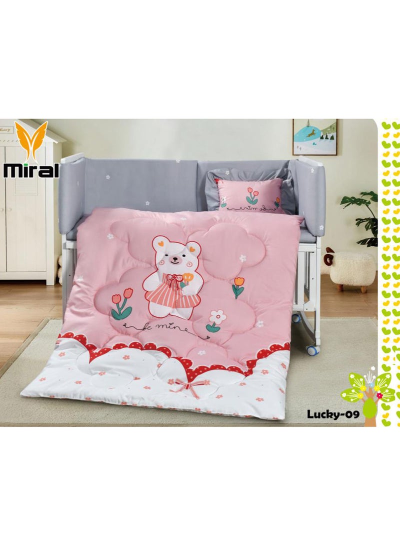 Miral 5-Piece Luxury Baby Bedding Set – Soft, Hypoallergenic Microfiber Fabric