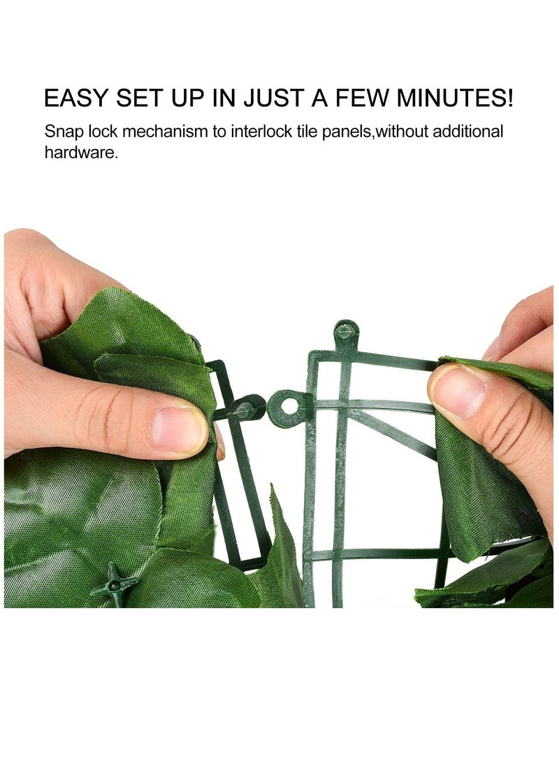 Generic 𝐅𝐅𝐃 Artificial Ivy Privacy Fence - Faux Ivy Leaf Decoration for Outdoor & Garden Decor | High-Density Hedges for Privacy & Sun Protection"  - Image 3