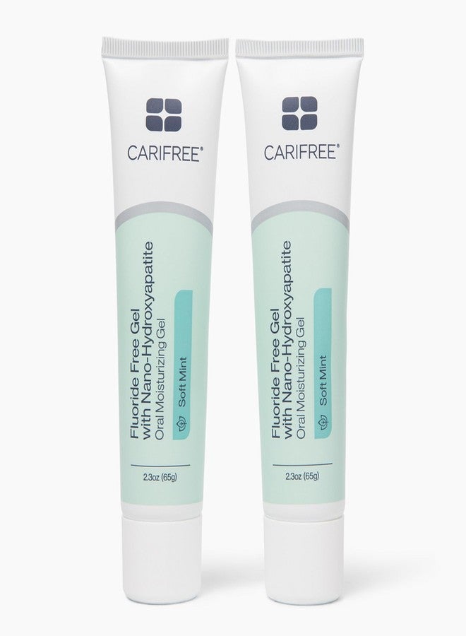 CariFree Fluoride Free Gel, Mint Flavored, Nano Hydroxyapatite Toothpaste, Neutralizes pH, Freshens Breath & Moistens Mouth, Dentist Recommended for Oral Care, (2.3 Ounce (Pack of 2, Soft Mint - Image 1