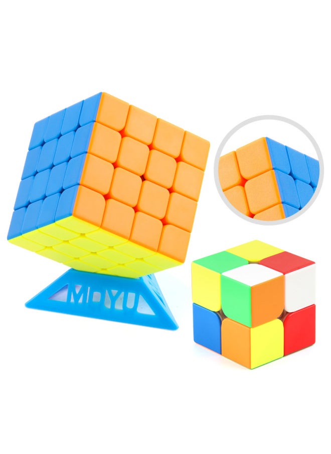 Moyu Culture RS3M Magnetic Suspension Magnetic Version 3-level 4m Charming Dragon 3-level 4-level Cube Toy Magnetic Suspension Cube-Color:MF8879 Second-order Rubik's Cube 115.6G