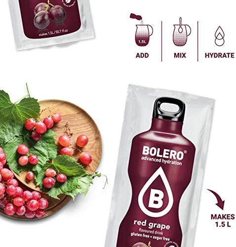 BOLERO – Red Grape Flavored, Sugar Free and Low Calorie Powdered Drink Mix - Image 2