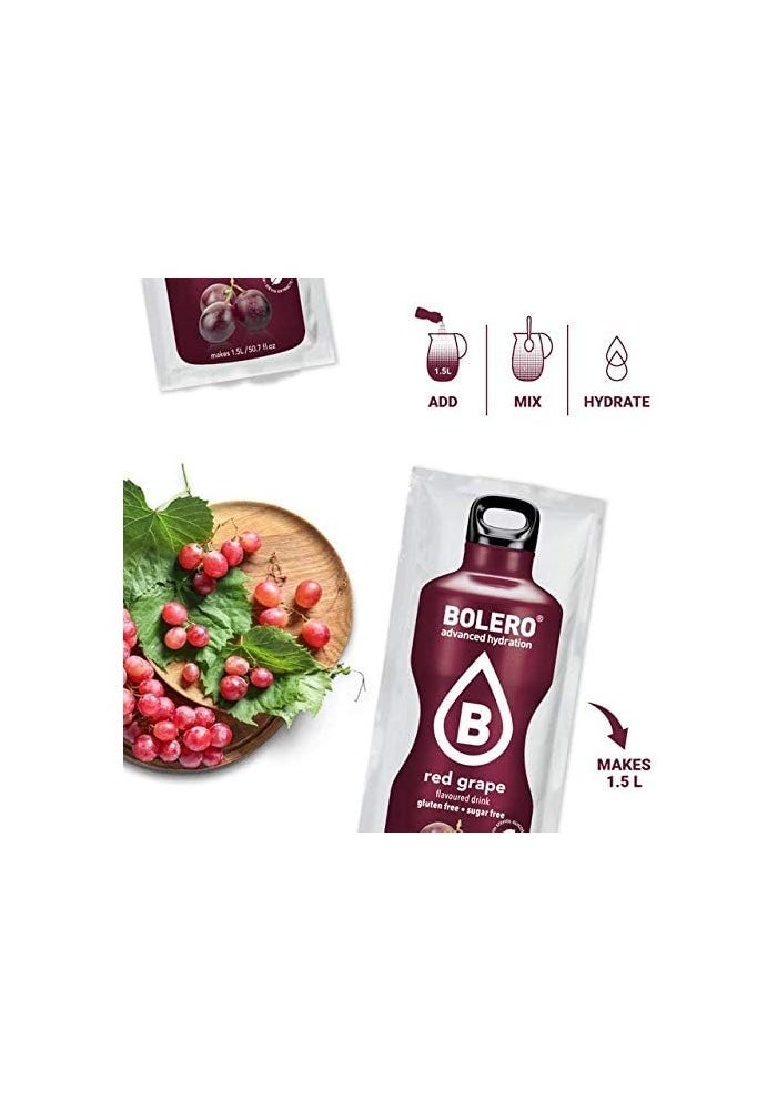 BOLERO – Red Grape Flavored, Sugar Free and Low Calorie Powdered Drink Mix - Image 2