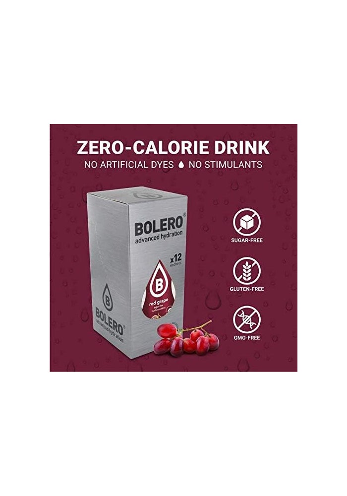 BOLERO – Red Grape Flavored, Sugar Free and Low Calorie Powdered Drink Mix - Image 4