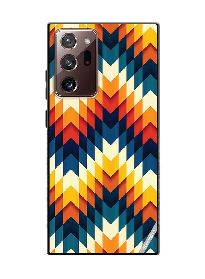VR CREATIVE Protective Case Cover For Samsung Galaxy Note20 Ultra 5G Abstract Design Multicolour - Image 1