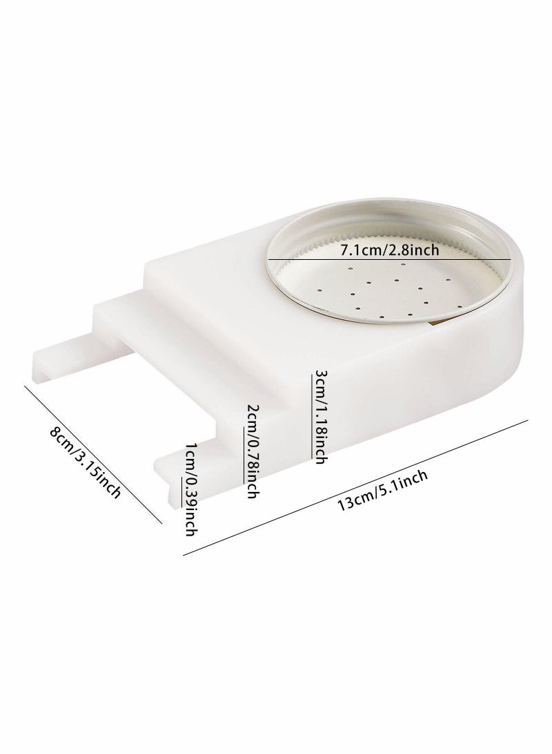 KASTWAVE 4 Pack Bee Feeders Easy-to-Install Beekeeping Beehive Equipment Perforated Lid Fits Mason and Plastic Jars Water and Sugar Syrup Entry Feeder or Top Dispenser Beekeeping - Image 5