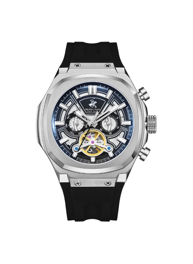 BEVERLY HILLS POLO CLUB BEVERLY HILLS POLO CLUB Men Automatic Multifunction Black Dial Watch - BP3750X.351
