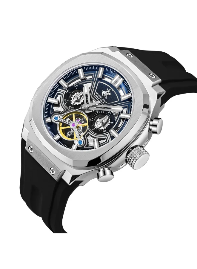 BEVERLY HILLS POLO CLUB BEVERLY HILLS POLO CLUB Men Automatic Multifunction Black Dial Watch - BP3750X.351