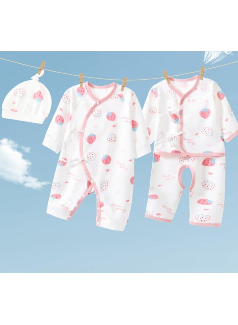 Dominy Baby Newborn Essentials Layette Gift Set with Box 24 Piece Girl Boys Gifts Premium Cotton Clothes Accessories Set Fits Newborn Baby Cuddle Strap Bib Gloves - Image 5