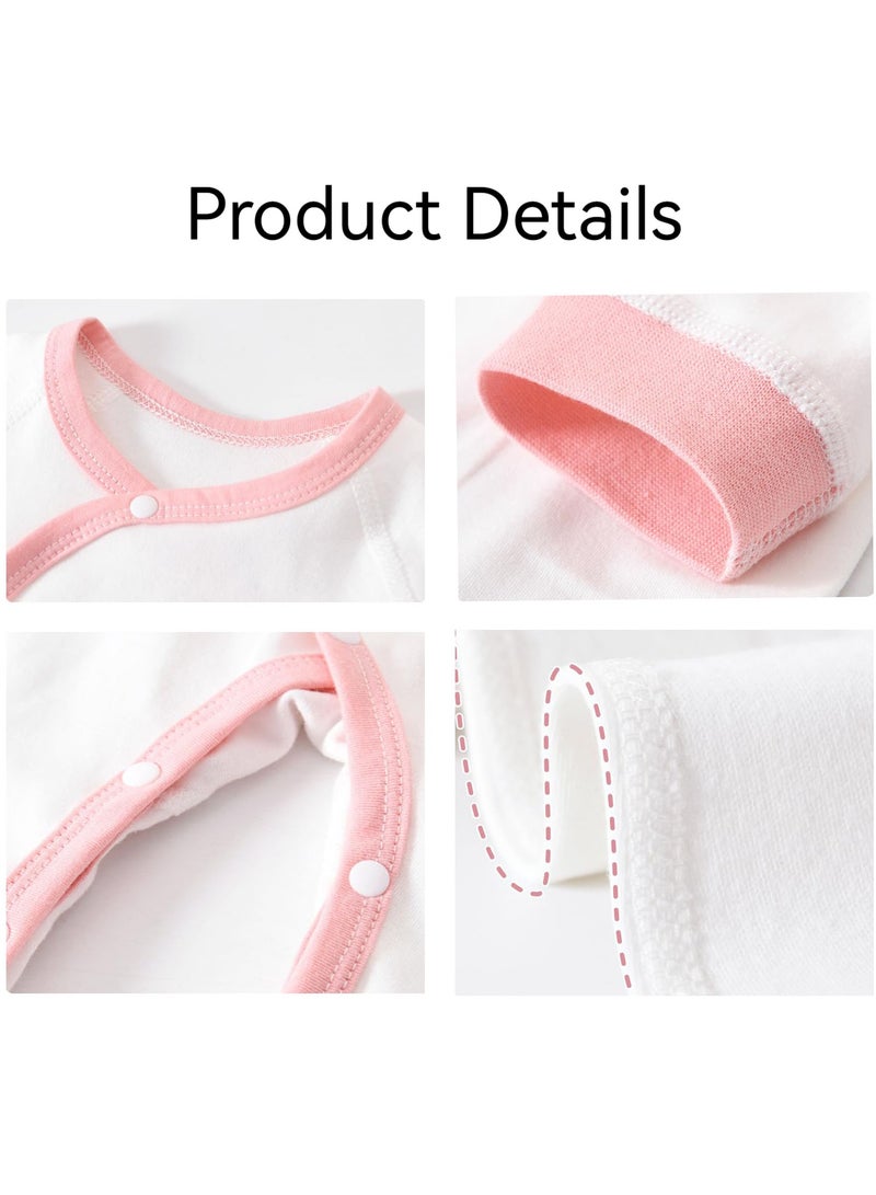 Dominy Baby Newborn Essentials Layette Gift Set with Box 24 Piece Girl Boys Gifts Premium Cotton Clothes Accessories Set Fits Newborn Baby Cuddle Strap Bib Gloves - Image 3