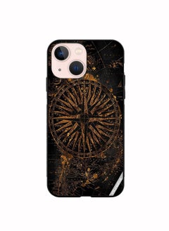 Protective Case Cover For Apple iPhone 14 Brown Shield Design Multicolour