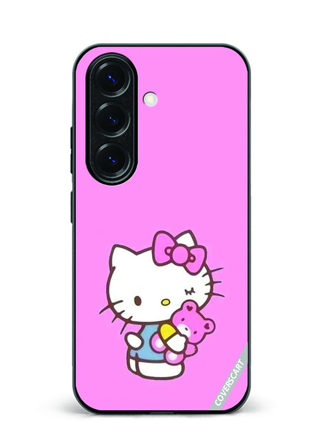 Protective Case Cover For Samsung Galaxy S25 Plus Hello Kitty Design Pink