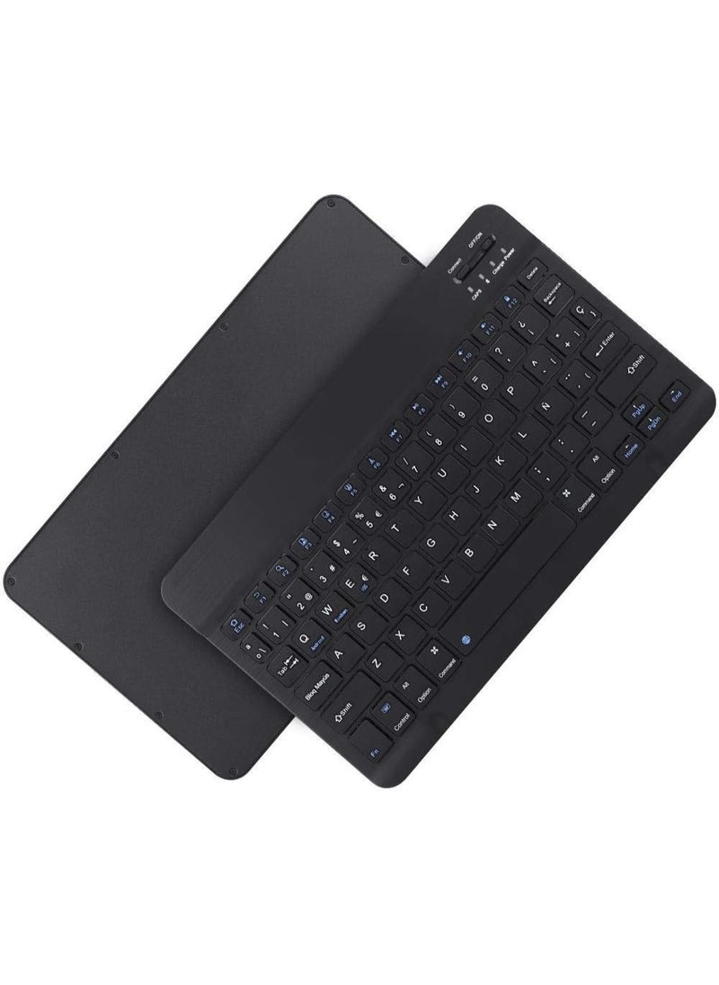ELTRAZONE Wireless Keyboard Ultra Slim Spanish Layout | Multifunctional Bluetooth Mini Keyboard with Touchpad | Portable Wireless Keyboard for iOS, Microsoft, and Android Devices | Compact and Lightweight Design | Ideal for Tablets, Laptops, and Smartphones  - Image 4