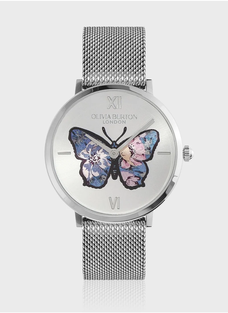 OLIVIA BURTON Steel Strap Analog Watch