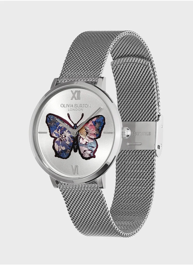OLIVIA BURTON Steel Strap Analog Watch