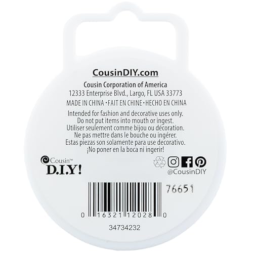 Cousin 0.8mm Fun Pack Stretch Cord Spool, 45-Yard, Clear - Image 2