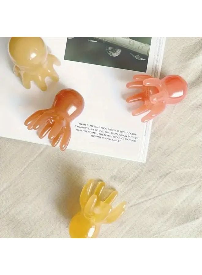 Octopus Head Massager Handheld Tool For Muscle Relaxation Ergonomically Designed 1 Piece Random Color - Image 2