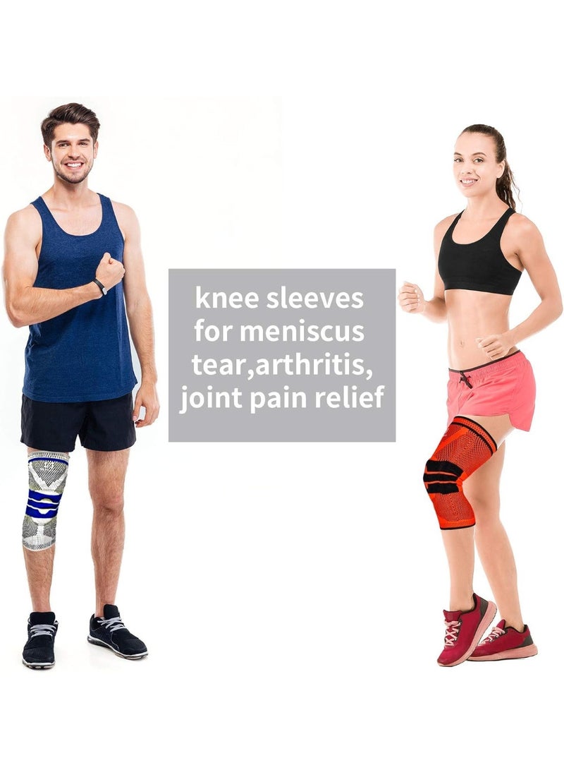 دعامة ركبة ضاغطة – دعم مرن مع وسادة حماية – مناسبة للرياضة والاستخدام اليومي - Image 4