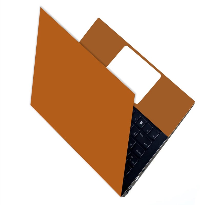 BAEYE Full Laptop Skin Stickers HD Quality Sticker for Laptops Upto 15.6" (Dustproof|Waterproof|Scratchproof|Reusable) - BE MED Brown FL1 (2236) - Image 1