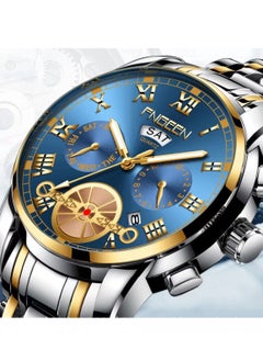 FNGEEN Men's Water Resistance Metal Analog Quartz Wrist Watch  - Image 3