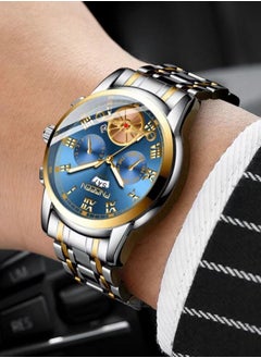 FNGEEN Men's Water Resistance Metal Analog Quartz Wrist Watch  - Image 2