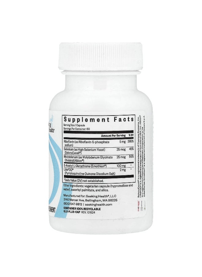 Seeking Health Seeking Health, Glutathione Plus With CoFactors, 60 Capsules  - Image 2