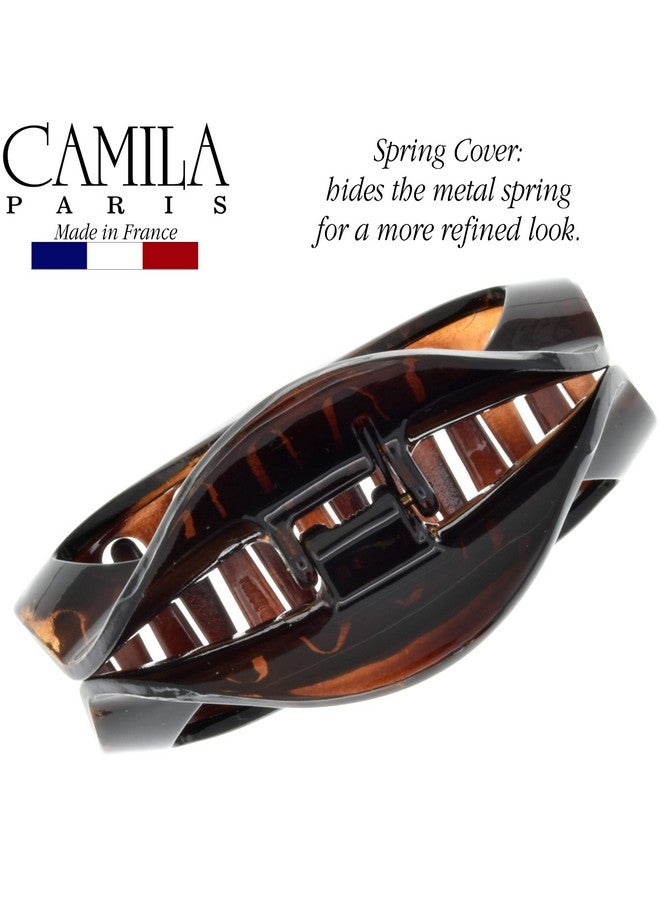 CAMILA Paris Cp1562 French Hair Clip For Women Thick Hair For Long Curly Wavy Hair Girls Hair Claw Clips Jaw Durable Styling Big Claw Clip For Thick Hair Strong Hold No Slip Grip Made In France - Image 2