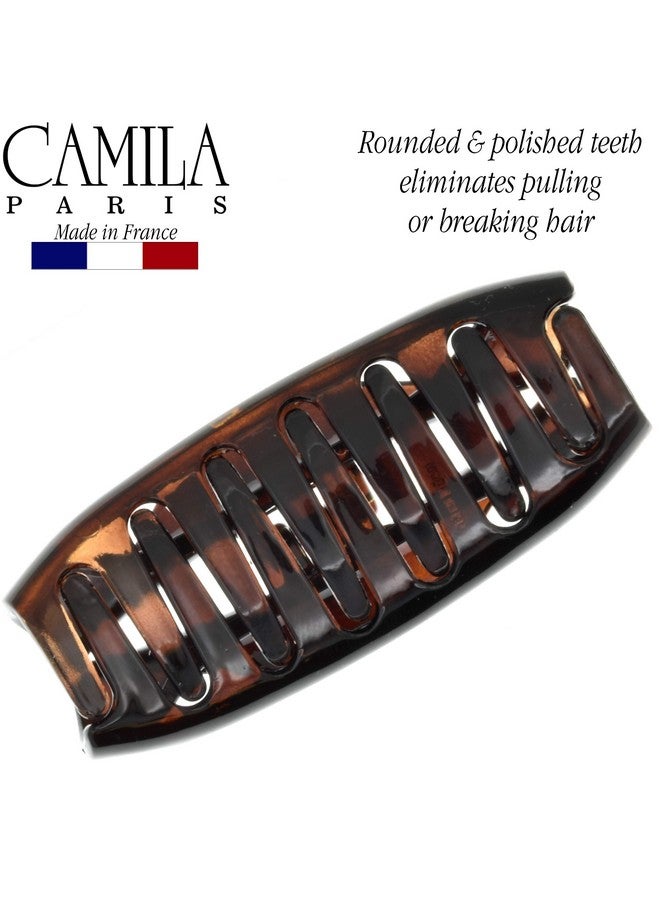 CAMILA Paris Cp1562 French Hair Clip For Women Thick Hair For Long Curly Wavy Hair Girls Hair Claw Clips Jaw Durable Styling Big Claw Clip For Thick Hair Strong Hold No Slip Grip Made In France - Image 3