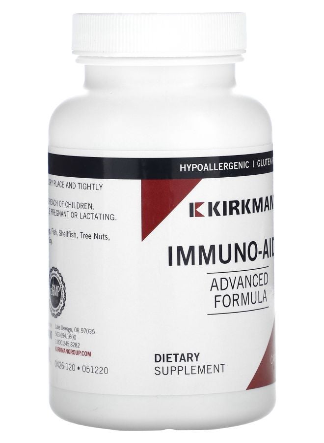 Kirkman Labs Immuno-Aid Advanced Formula 120 Capsules - Image 2