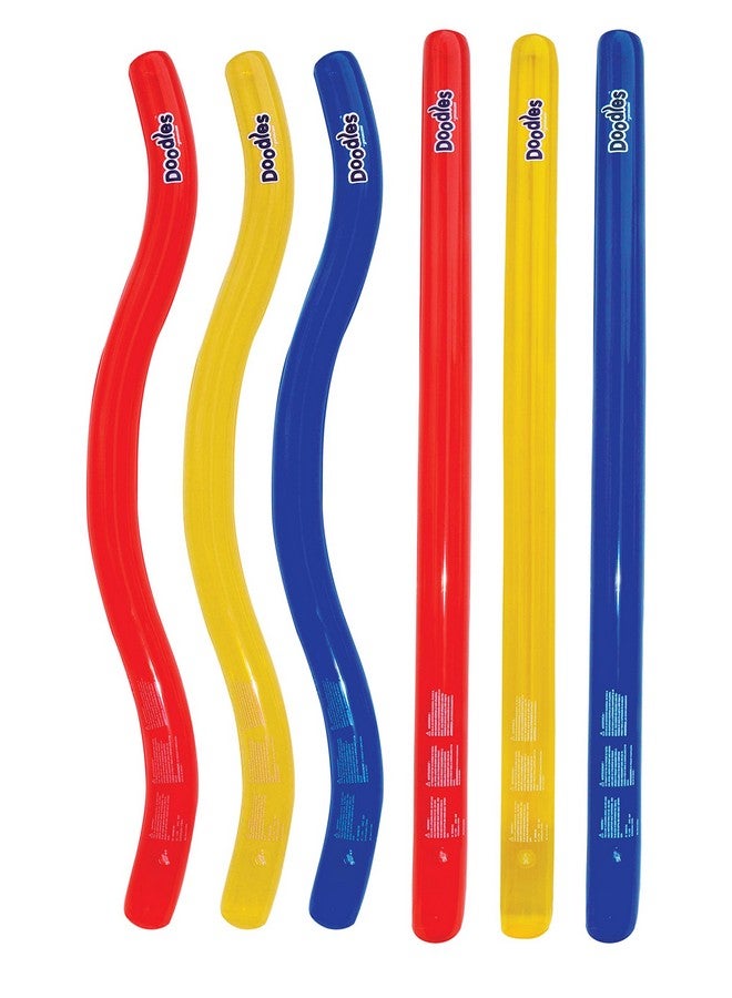 Swimline Swimline Doodles Inflatable Pool Noodle Float, 6 Count